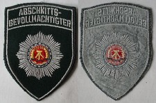 DDR Stoffabzeichen Aufn&auml;her Abschnittsbevollm&auml;chtigter MdI Volkspolizei (160995)