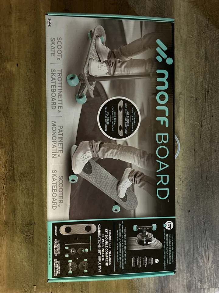 蓝色 Morf 板滑板滑板车附件 28 英寸 x 8 英寸甲板可调节,29 — 第 2/4 张图片