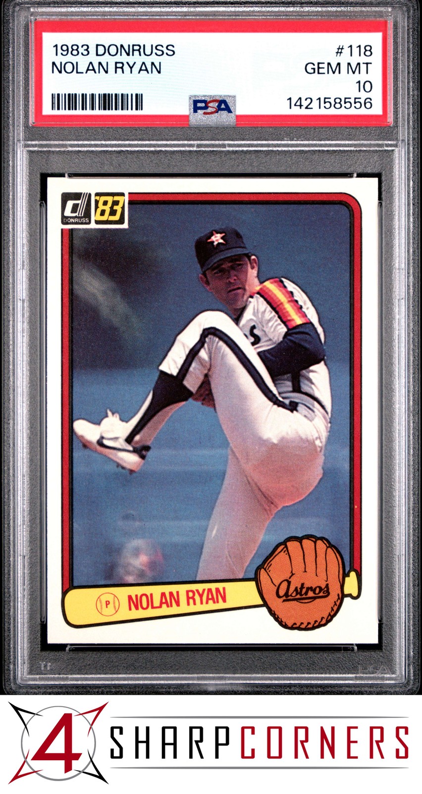 1983 DONRUSS #118 NOLAN RYAN ASTROS HOF PSA 10