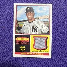 2025 Topps Heritage Clubhouse Collection Relics #CCR-JS Juan Soto Yankees