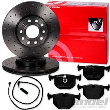 brembo SPORT BREMSSCHEIBEN 320mm + BELÄGE HINTEN passend für BMW X3 E83