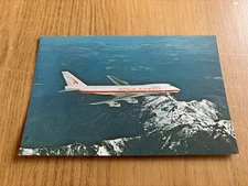 World Airways Boeing 747-200 airline issue postcard