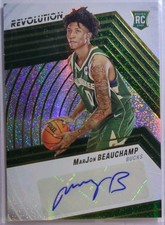 2022-23 Panini Revolution Rookie Autographs #25 MarJon Beauchamp Bucks #X11924