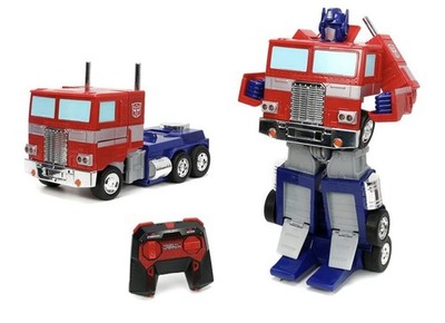 Jada Toys Transforming RC Optimus Prime Transformers Rc Auto Licht + Sound