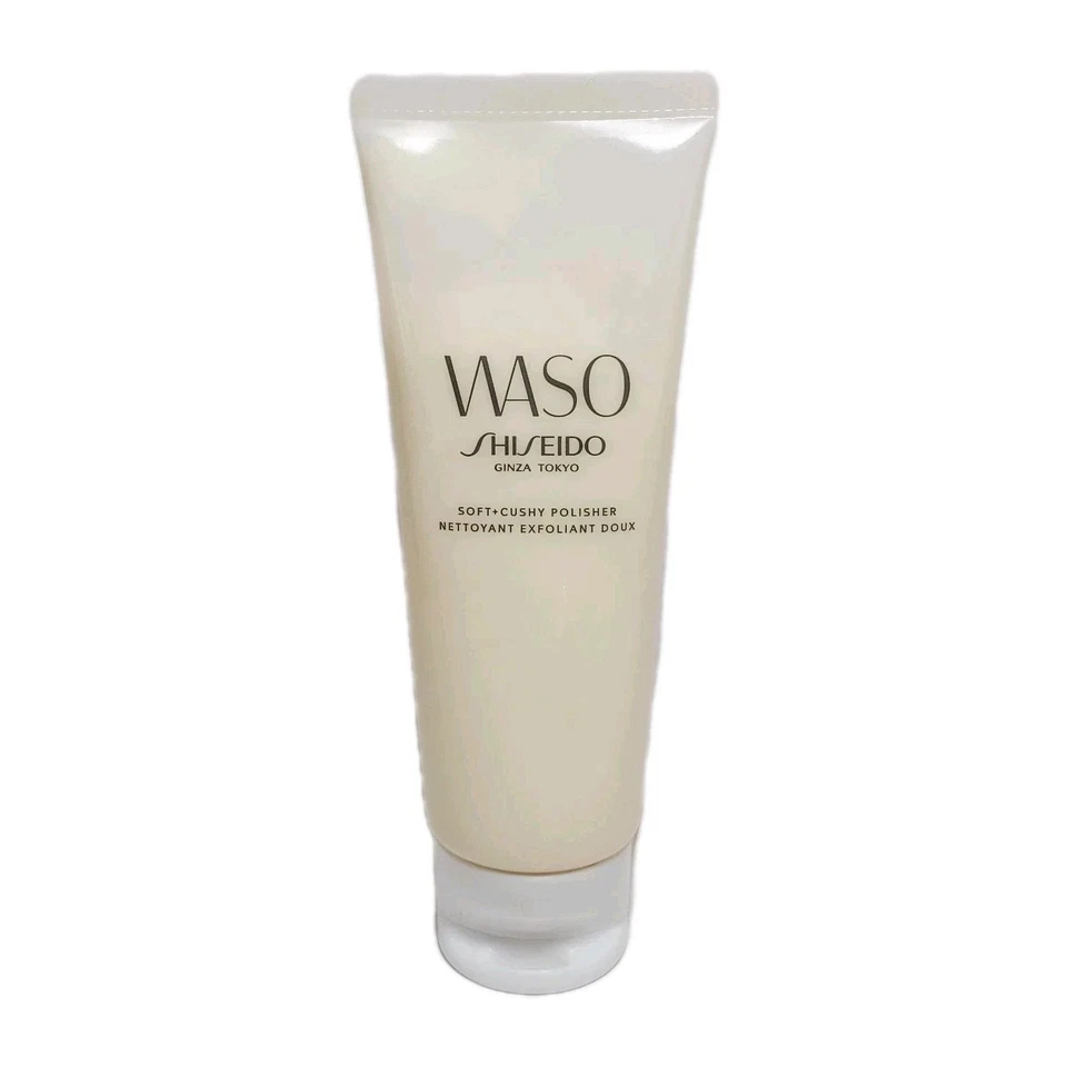 Crema exfoliante pulidora Shiseido Waso Soft + Cushy, 2,7 oz/75 ml, NUEVA EN CAJA Foto 3 de 4