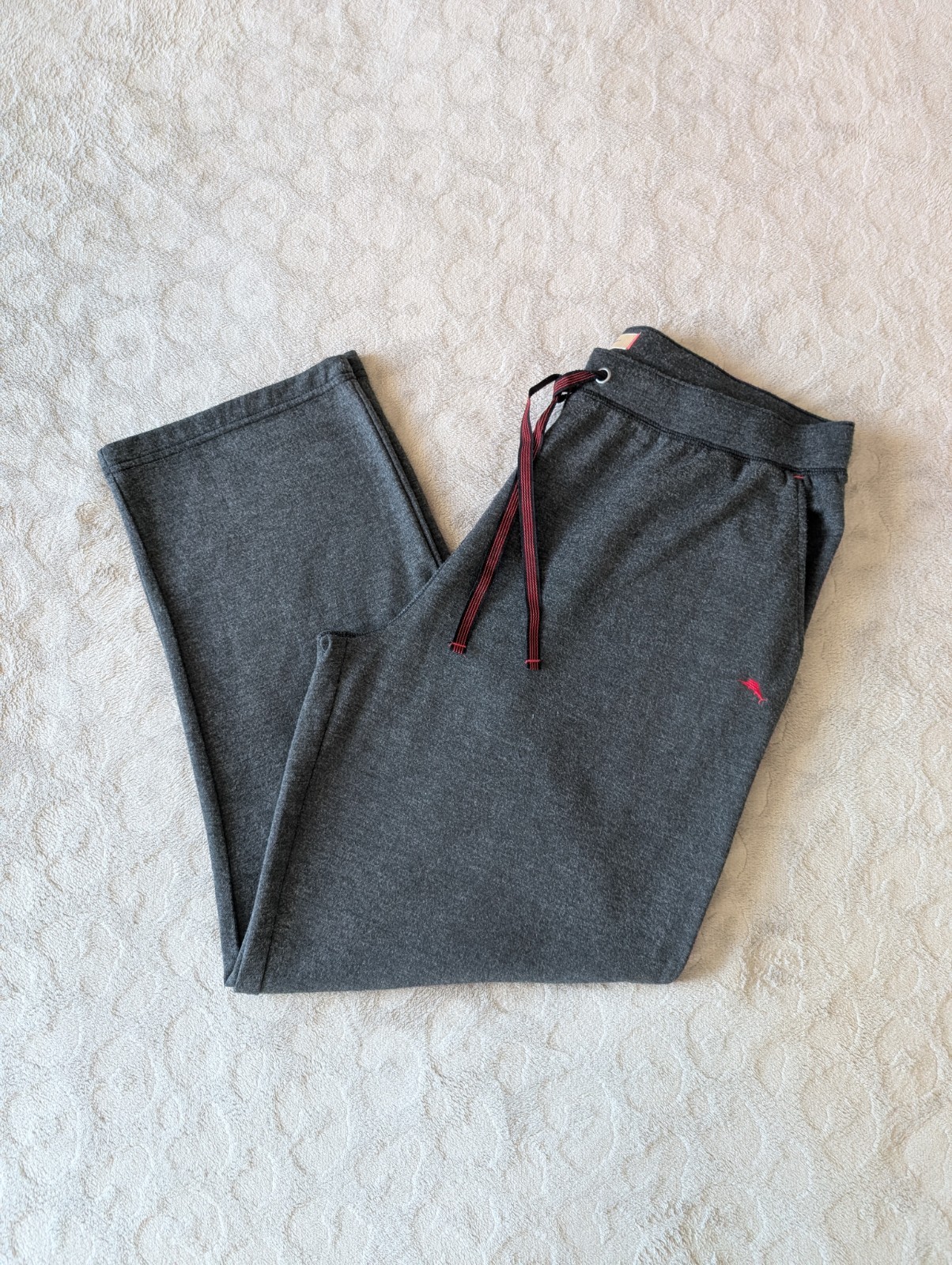 Tommy Bahama Men’s XL Lounge Pants Sweatpants Gray Elastic Waist Drawstring