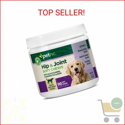 Petnc Hip & Joint Health Supplement for Dogs (90 Chews), Glucosamine Chondroitin