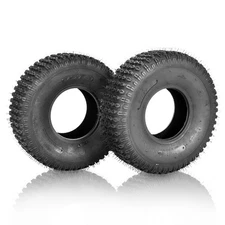 Set of 2 20x7-8 ATV/UTV Tires All Terrain AT 4 Ply Tubeless Black Rubber