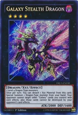 Yugioh! LP Galaxy Stealth Dragon - DRL3-EN030 - Secret Rare - 1st Edition Lightl