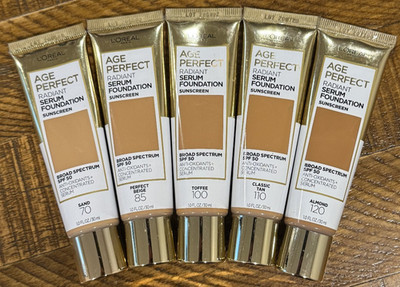L'Oreal Paris Age Perfect Radiant Serum Foundation SPF 50 - Choose Your Shade