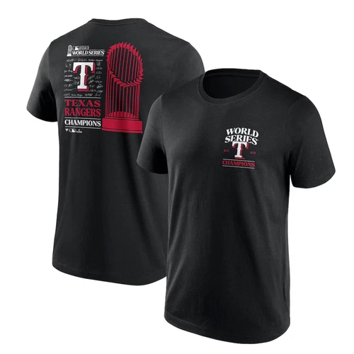 Texas Rangers Men's T-Shirt MLB 2023 World Series Champions Top - New - Picture 1 of 3