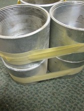 Misc. Brand Steel Couplings Size 4" Lot of 6 New Surplus