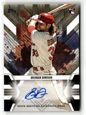 Brendan Donovan Rookie Auto 2022 Topps UK Edition #BSA-BD Baseball Superstars