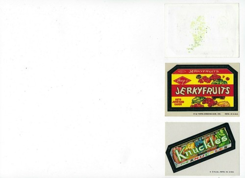 1974 Topps Wacky Packages 9th Series 9 JERKY FRUITS AUTO JUNKYARD CANDY nm- - Picture 2 of 2