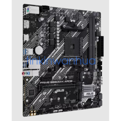 For ASUS PRIME B550M-K ARGB Motherboard Socket AM4 PCIe 3.0 DP+