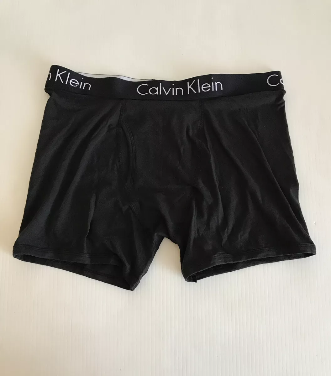 NEW Calvin Klein Strata Stretch Boxer Brief NP2020O Black