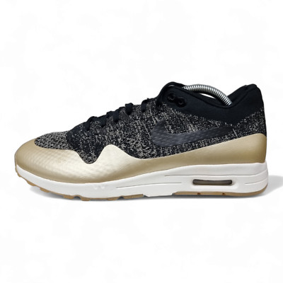 Nike Air Max 1 Ultra Flyknit Metallic Gold Sneaker (881195 001)