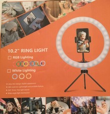 Ueggogo Desktop Ring Light 10.2  with Tripod....
