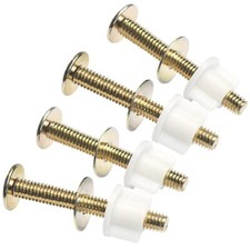 Toilet Seat Screws Universal Toilet Seat Hinge Bolts and Nuts Heavy Duty Toil...