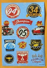 Disney Pixar Cars Sticker Single Sheet