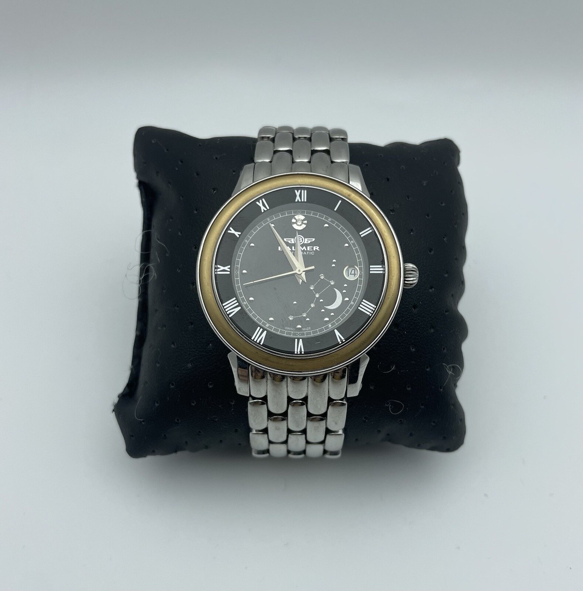Mens Balmer No.480 61806 Stella Nova Stainless Steel Watch Jubilee