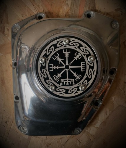 Cache allumage / point cover / Timer cover Twin cam big twin harley davidson veg - Photo 2/2