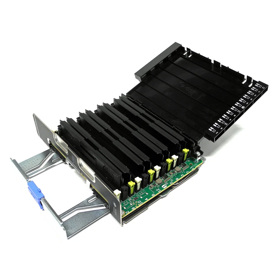 DELL 0XKF54 Memory Riser Board 12 Slots + 8x Slot Blind Panel 052P2C for R920 - Image 2 of 3