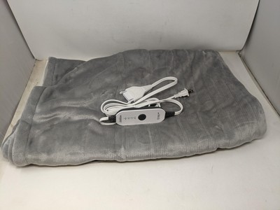 Sunbeam Royal Posh Dove Grey Heated Throw | eBay
