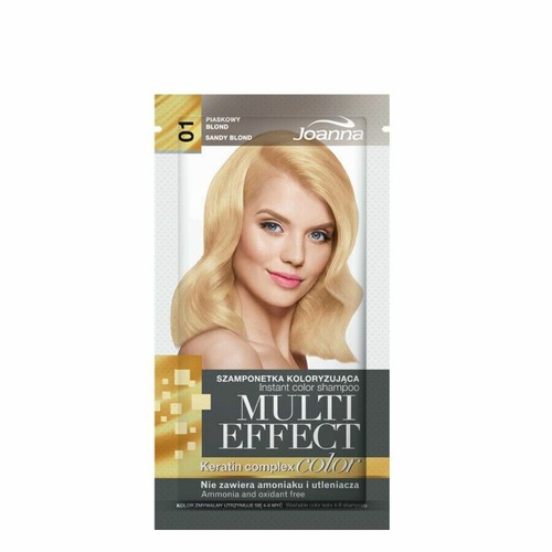 Joanna Multi Effect Hair Colour Shampoo Dye Sachet 4 to 8 Washes Keratin Complex - Picture 3 of 35