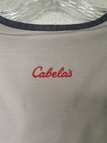 Cabelas New Era Shooting Vest Mens Large Gray Full Zip Mesh Outdoors Hunting - Picture 6 of 15