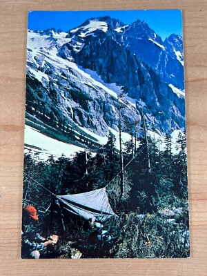 Vintage Postcard, Goode Mountain, Wyeth Glacier, Chelan, Washington, Cascades