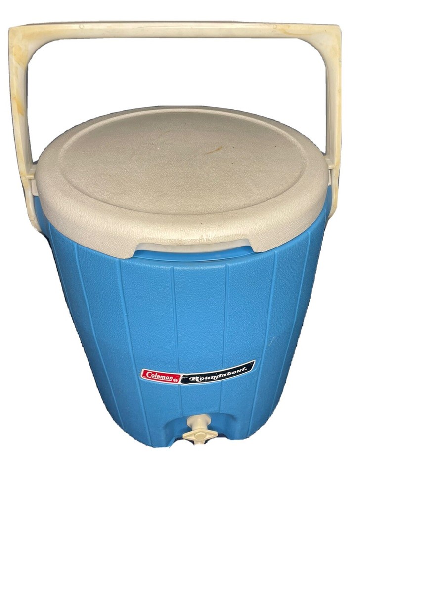 Vintage Coleman Roundabout Cooler 5520 Blue Used Pre Owned | eBay 