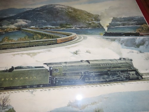 1949 GRIF TELLER PENNSYLVANIA RAILROAD CROSSROADS AMERICA FRAMED PRINT - Picture 5 of 5