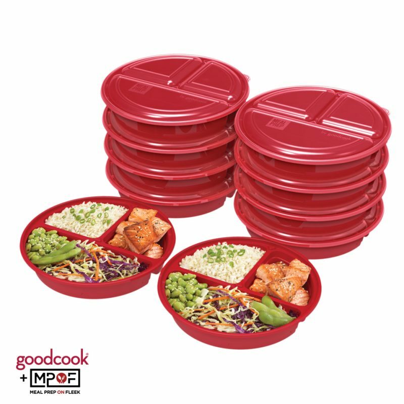 Goodcook Meal Prep Containers with Lids 10 pack Food Storage