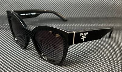 PRADA PR 17ZS 1AB09S Black Grey Gradient Women's 54 mm Sunglasses