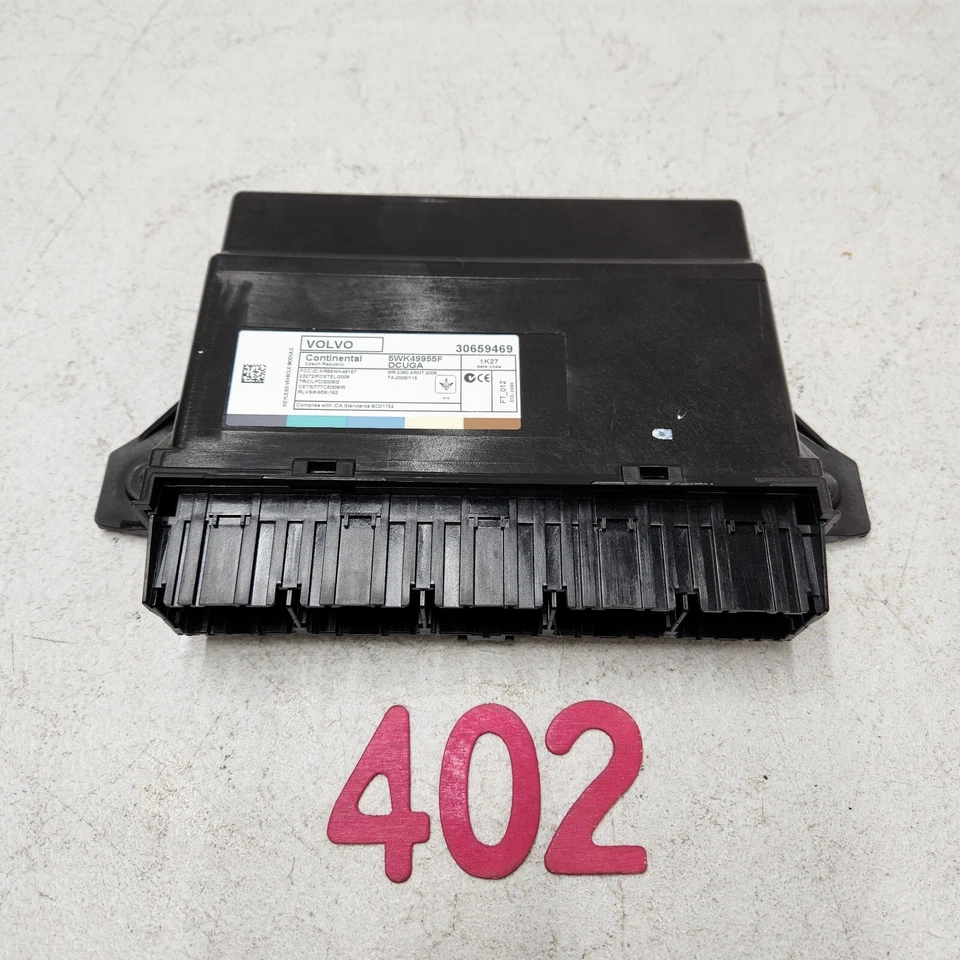 11-18 Volvo S60 Keyless Entry Communication Control Module Unit OEM 30659469 - Image 2 of 4