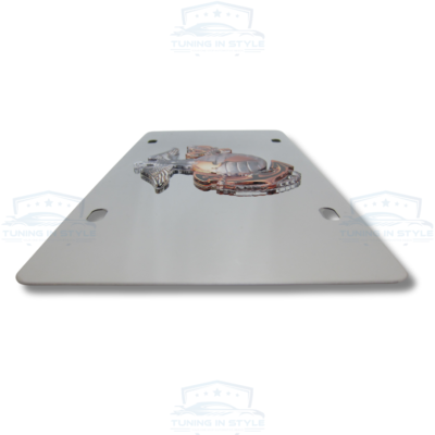 Purchase U.S. Marine Corps 2 Logo On Chrome License Plate Made In USA Genuine I358022