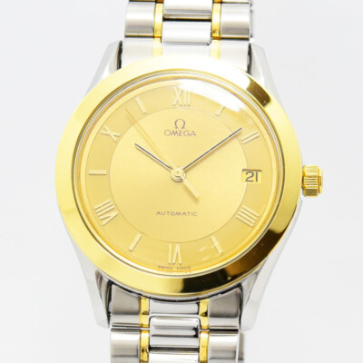 166.0285 オメガ　自動巻き クラシック ヘリテージ SS YG 時計 ○Omega Men'S Classic Heritage 166.0285 Automatic Winding Ss