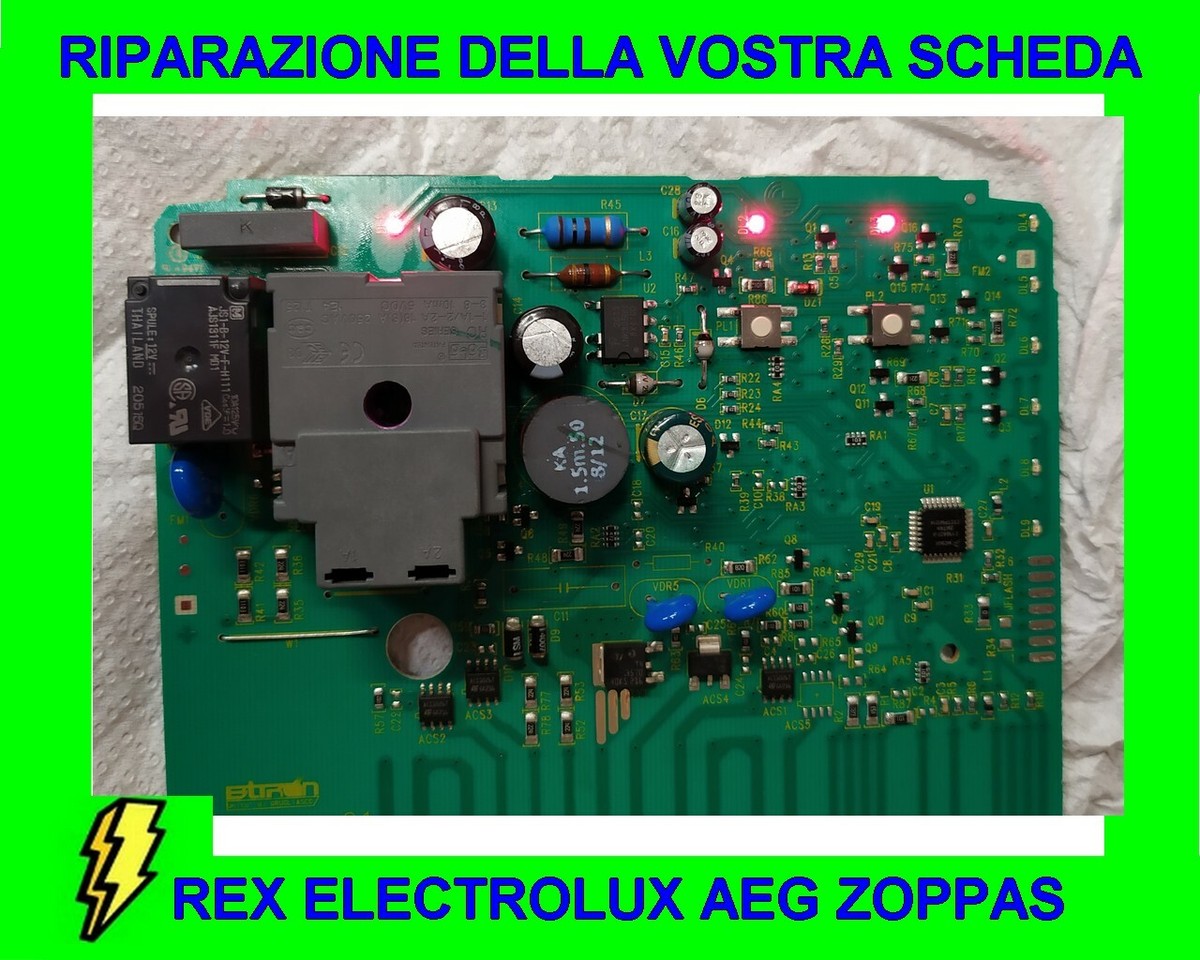 Facle rparazone della scheda elettronca d una lavatrce Zoppas