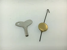 Novelty Clock Key and Pendulum Set Zappler Keebler Lux 