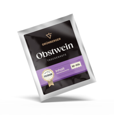 Grünberger Obstwein Trockenhefe Weinhhefe für 10-50l Wein Grunberger PREMIUM