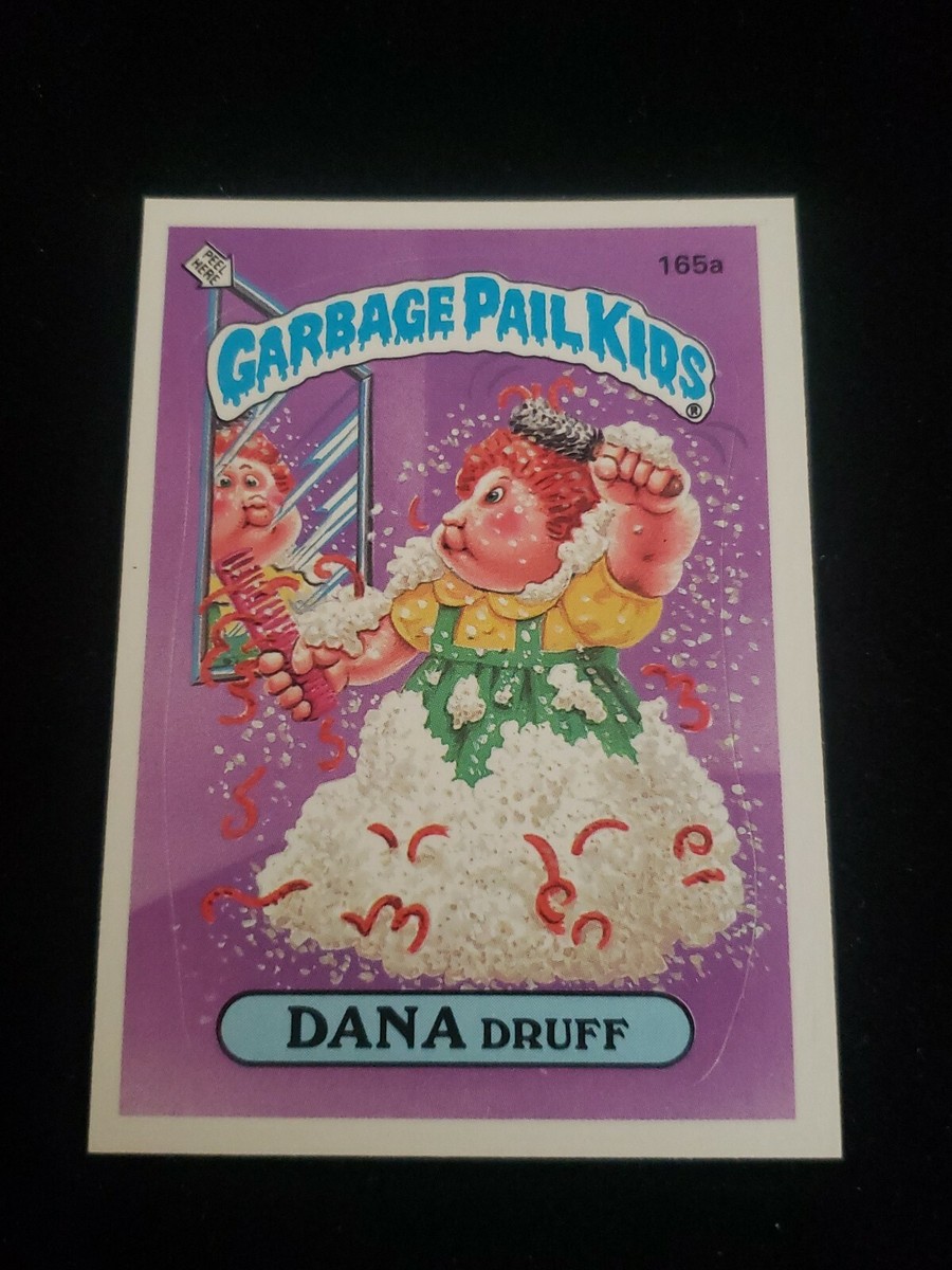 1986 Garbage Pail Kids 165a DANA DRUFF ORIGINAL SERIES 4 GPK | eBay
