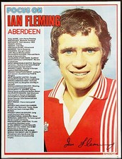 FOOTBALL PLAYER FOCUS IAN FLEMING ABERDEEN SHOOT
