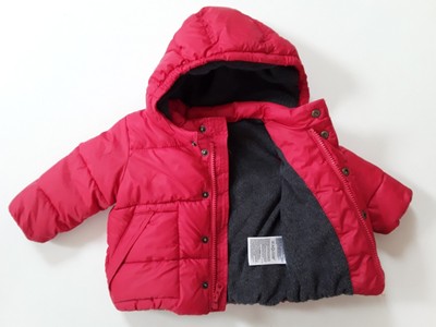 gap red puffer jacket