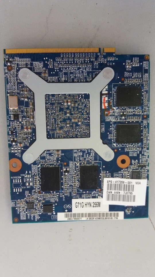 Genuine HP Compaq nw9420 T7400 17 NVIDIA QUADRO FX 1500M 256MB Video Card  - Image 2 of 2