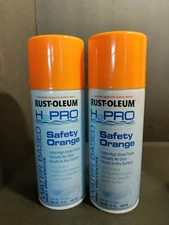 2 Rust-Oleum H2Pro 331550 Safety Orange Water Based Rust Preventive Spray 12 Oz