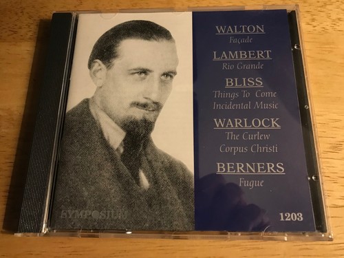 SYMPOSIUM 1203 WALTON LAMBERT BLISS WARLOCK BERNERS KOMPAKTSCHEIBE (NEUWERTIG WIE NEU)