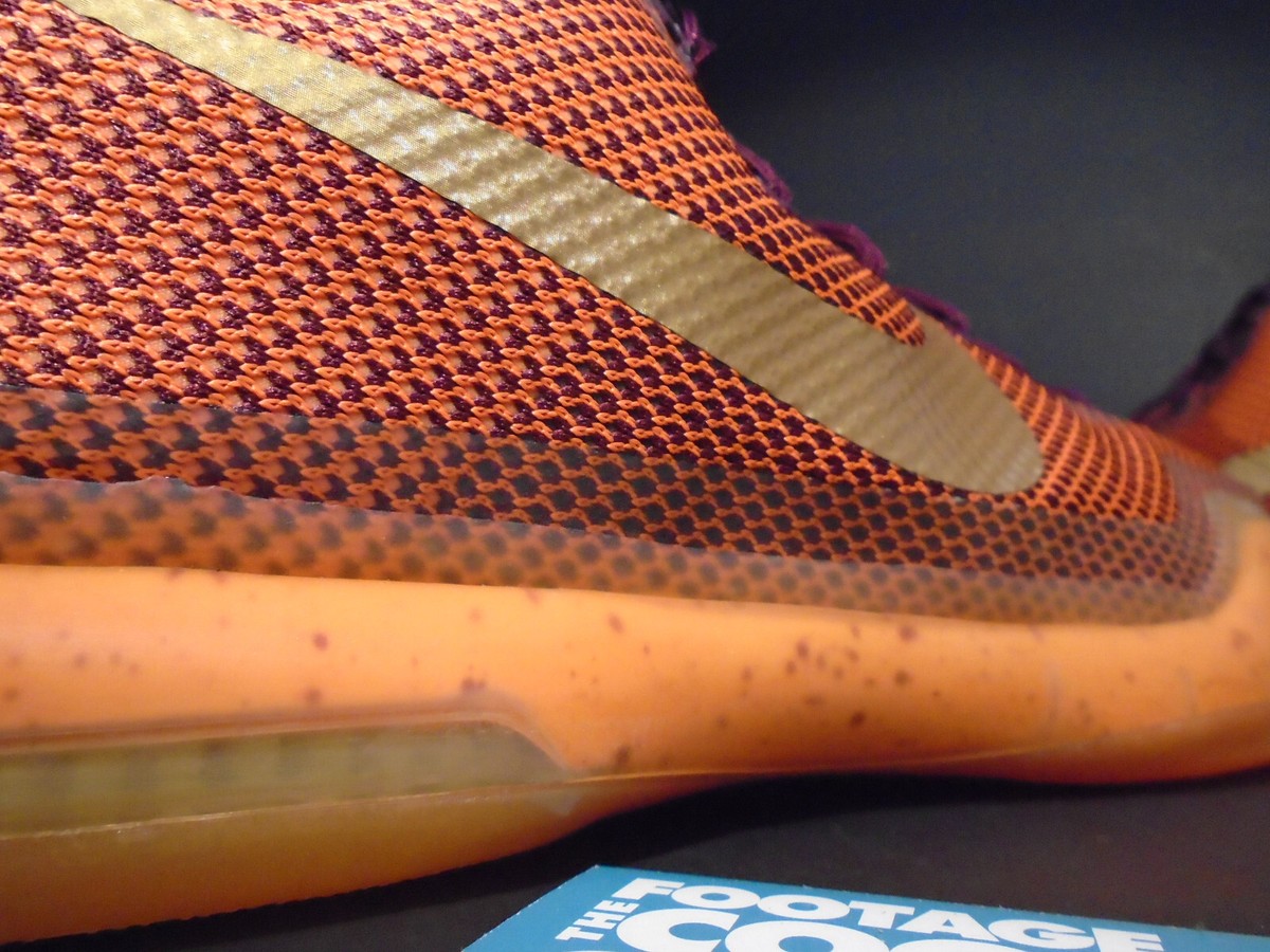 2015 NIKE ZOOM KOBE X 10 SILK ROAD MERLOT GOLD RED ORANGE PROTRO