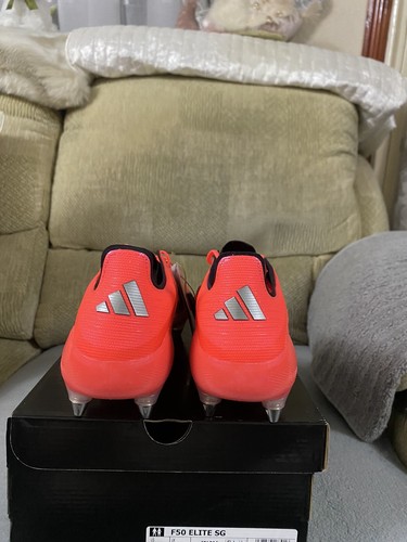 Adidas F50 Elite SG Red Football Boots BNIB Size 9uk Men’s IF1296 - Picture 14 of 19