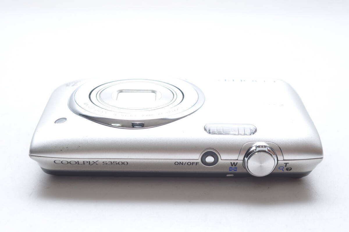 Nikon COOLPIX S3500 Silver20.1MP Digital Camera English Language